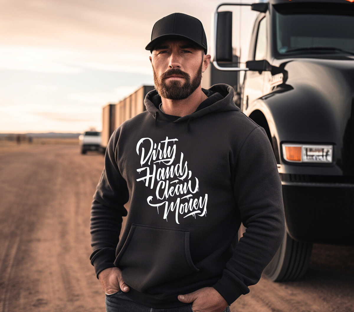 Dirty hands clean outlet money sweatshirt